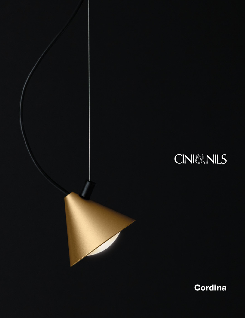 Cini&Nils Cordina – pendente ajustável de design italiano