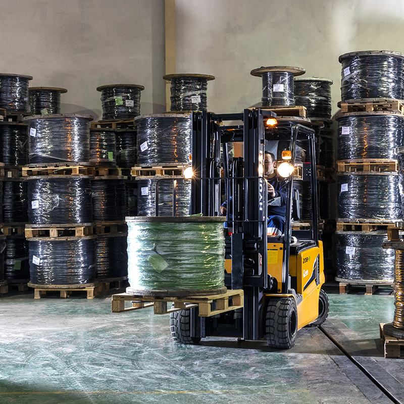 Electronda maquinaria extrusão cabos elétricos produção industrial