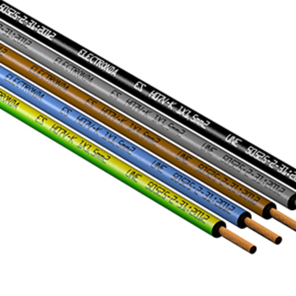 Electronda cabo flexível PVC H07V-K 1,5mm² instalações elétricas Portugal