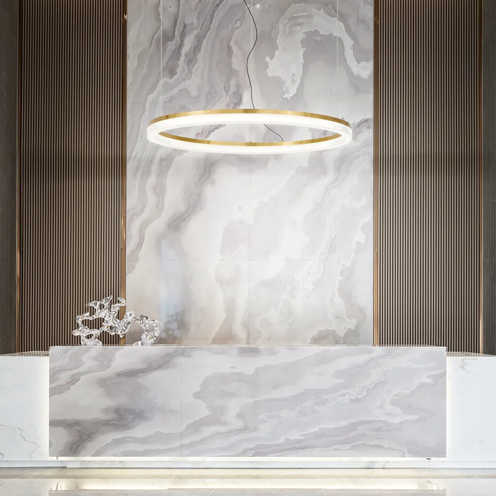 Ideal Lux Crown lustre pendente negro D80 design elegante italiano Portugal