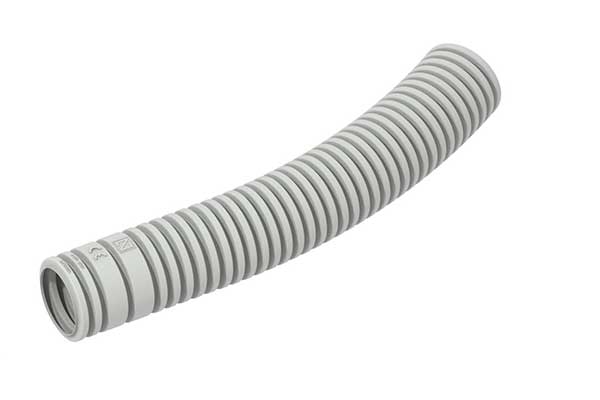 Tupersa tubo flexível corrugado PVC cinzento instalações elétricas Portugal